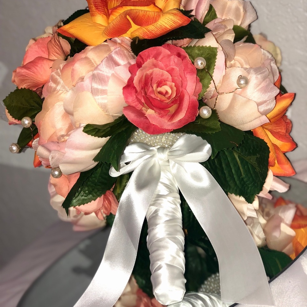 Beautiful artificial flowers bouquet
